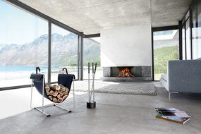 BLOMUS CANNETO fireplace tool set, 2pc N2