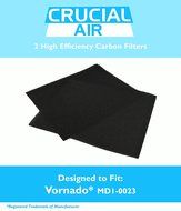 2PK Vornado MD1-0023 Carbon Filters Fit AC300 &amp; AC500 Air Purifiers, Designed &amp; Engineered by Crucial Air