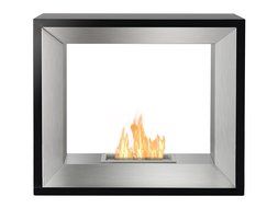 Ignis Freestanding Ventless Bio Ethanol Fireplace - Tempo N3