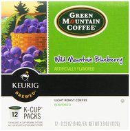Green Mountain Coffee K-Cup, Wild Mountain Blueberry, 12-Count