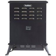 VonHaus 1500W Electric Stove Heater &ndash; Portable Home Fireplace with Log Burning Flame Effect (16.8W x 10.8L x 20H... N6
