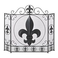 VERDUGO GIFT CO Fleur-De-Lis Fireplace Screen