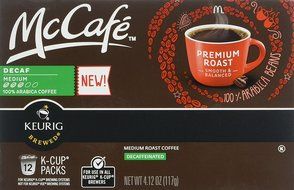 McCaf&eacute; Decaf Premium Roast Medium K-cup Packs, 6.2 Oz - 18 Count (Pack of 2)