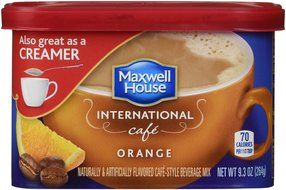 Maxwell House International Coffee Orange Caf?, 9.3-Ounce Cans (Pack of 6) N3