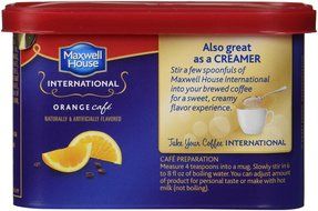 Maxwell House International Coffee Orange Caf?, 9.3-Ounce Cans (Pack of 6) N4