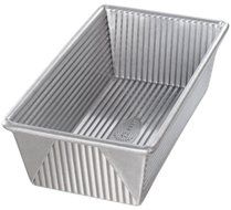 USA Pan Bakeware Aluminized Steel 1 1/4 Pound Loaf Pan