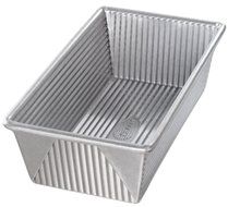 USA Pan Bakeware Aluminized Steel 1 1/4 Pound Loaf Pan N2