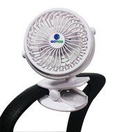 [Update Version with 6.5 Ft Micro Charging Cable] Glovion Baby Clip Stroller Fan - USB Rechargeable Portable Fan... N5