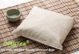 OMyTea&reg; 100% Organic Natural Air Purifying Bamboo Charcoal Deodorizer Bags - Most Effective Odor Remove - Portable... N2