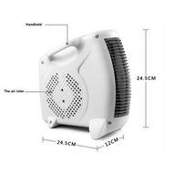 Rubility Mini Household Heater Warmer Stand and Down Energy Saving Warm Air-condition White N4