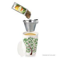 Tea Fort&eacute; SINGLE STEEPS Loose Leaf TEA CHEST, 28 Different Single Serve Pouches - Black Tea, Green Tea, White... N11