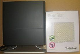 Swizz-Style Oskar Humidifier Black plus 2-pack filter