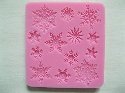 1pcs Various Shapes of Snowflakes 3d Silicone Cake Fondant Decoration Mold Tools