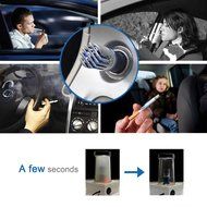 Car Air Purifier Ionizer Air cleaner Ionic air purifier Car Air Freshener and Order Eliminator Removers Cigarettes N9