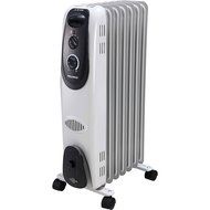 Pelonis Ultra Quite Safe Heat 1500W Electric Oil Filled Radiator Heater with Adjustable Thermostat and FREE Air... N2