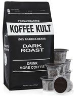 Koffee Kult Dark Roast Coffee Single Serve Capsules for Keurig K-cup Brewers 100% Arabica Coffee - Fair Trade... N6
