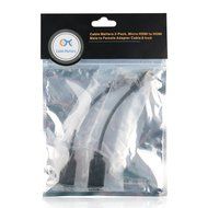 Cable Matters (2-Pack) Micro HDMI to HDMI Male to Female Cable Adapter 6 Inch N6