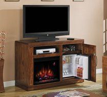 Party Time Triple Function Mantel in Oak 23TF2587-O114 MANTEL ONLY