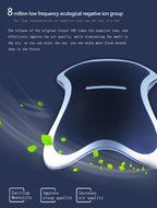 Ionic Desktop Air Purifier, negative ions car home dual-use air cleaner, Mini Air Cleaner for for Small Bedroom... N6