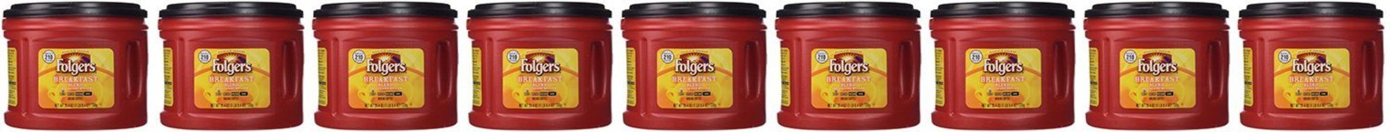 Folgers Breakfast Blend Ground Coffee, 25.4 oz N6