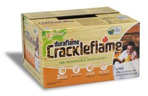 Duraflame 4637 6-Pack Crackleflame Firelogs, 4-Pound
