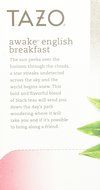 Tazo Awake English Breakfast -20-Count Tea Bags (Pack of 6) N37