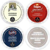 Colombia Coffee K-Cup Variety Pack, 96 Count Sampler: Barista Prima Colombia, Van Houtte Colombian Medium Coffee... N3