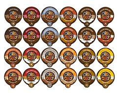 Crazy Cups Flavored Coffee and Chocolate Flavored Coffee, Single Serve Cups Variety Pack Sampler for the Keurig... N2