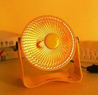 Singleluci,Mini Space Heater Portable Safety Electric Heating Small Sun (Yellow) N3