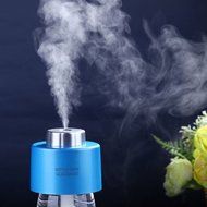 CTKcom Mini Portable Bottle Cap Air Humidifier with USB Cable for Office Home, Blue N2