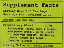 Health King Astragalus Immunity Herb Tea, Teabags, 20 Count Box