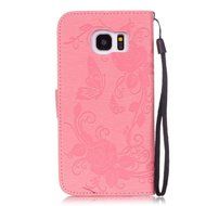 Samsung Galaxy S7 Edge Case, UNEXTATI Wallet Case for Samsung Galaxy S7 Edge, PU Leather Case with Wrist strap... N46