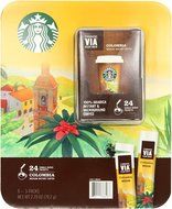 Starbucks VIA Ready Brew Coffee, Colombia, 24 Count