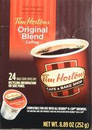 Tim Hortons Single Serve Coffee Cups, Regular (24 Count) (8.89oz) N6