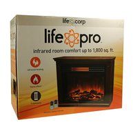 LifeSmart LifePro 3 Element Electric Fireplace Heater N2