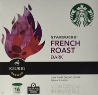 Starbucks French Roast Dark, K-Cup for Keurig Brewers, Dark Roast Coffee, 54 Count N4