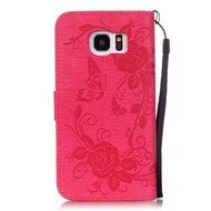 Samsung Galaxy S7 Edge Case, UNEXTATI Wallet Case for Samsung Galaxy S7 Edge, PU Leather Case with Wrist strap... N65