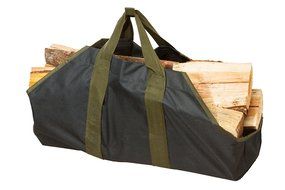 Heavy Duty Canvas Firewood Log Tote By SC Lifestyle N2