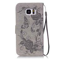 Samsung Galaxy S7 Edge Case, UNEXTATI Wallet Case for Samsung Galaxy S7 Edge, PU Leather Case with Wrist strap... N74