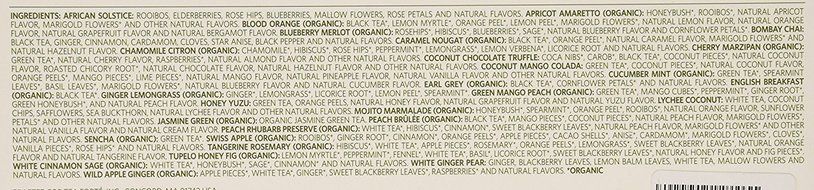 Tea Fort&eacute; SINGLE STEEPS Loose Leaf TEA CHEST, 28 Different Single Serve Pouches - Black Tea, Green Tea, White... N17