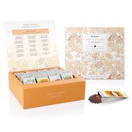Tea Fort&eacute; SINGLE STEEPS Loose Leaf TEA CHEST, 28 Different Single Serve Pouches - Black Tea, Green Tea, White... N19