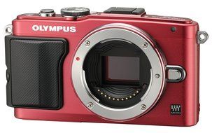Olympus Mirrorless SLR E-PL6 Body Only (Red) - International Version