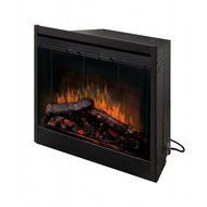 Dimplex BF39DXP 39-Inch Deluxe Built-In Electric Firebox with Resin Logs and Brick Backing