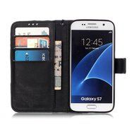 Samsung Galaxy S7 Edge Case, UNEXTATI Wallet Case for Samsung Galaxy S7 Edge, PU Leather Case with Wrist strap... N89