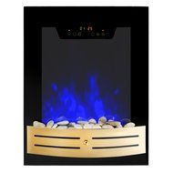 AKDY 19" Tempered Glass 1500W Wall Mount Touch Screen Timer 2 Setting LED Stone Rock Bedroom Electric Fireplace... N6