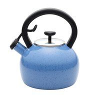 Paula Deen Signature Teakettles 2-Quart Whistling Kettle, Blueberry Speckle