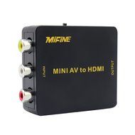 Mifine AV to HDMI HD Video Audio Converter 720p 1080p Mini 3RCA Composite CVBS to HDMI Switcher Portable AV2HDMI... N4