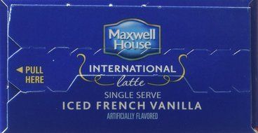 Maxwell House International Coffee French Vanilla Iced Latte Singles, 3.42-Ounce Boxes (Pack of 8) N2