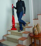 Dirt Devil Vacuum Cleaner Simpli-Stik Lightweight Bagless Corded Stick and Handheld Vacuum SD20000RED