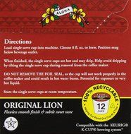 Lion Coffee Original Flavor for Keurig K-cup Machines (12 Cups/box)